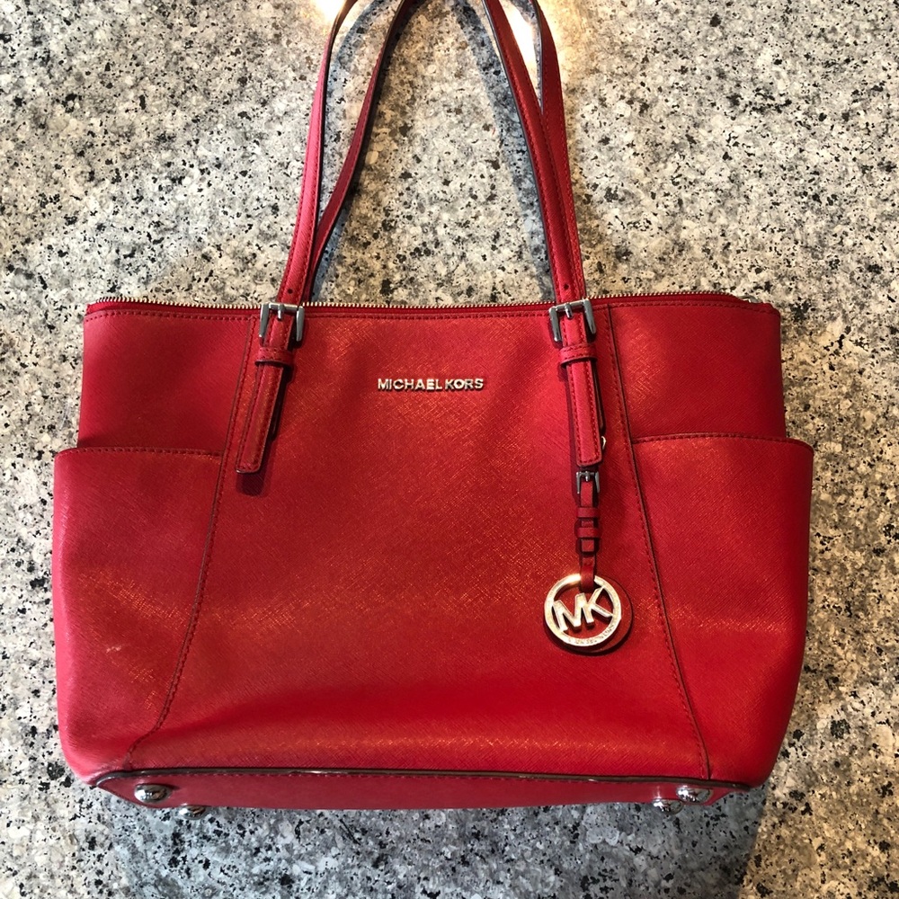 AUTHENTIC MK RED BAG
